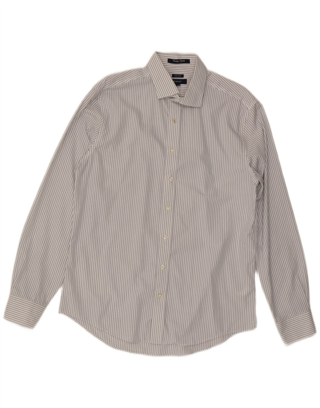 Мужская рубашка Gant NON - IRON XL, хлопок в белую полоску