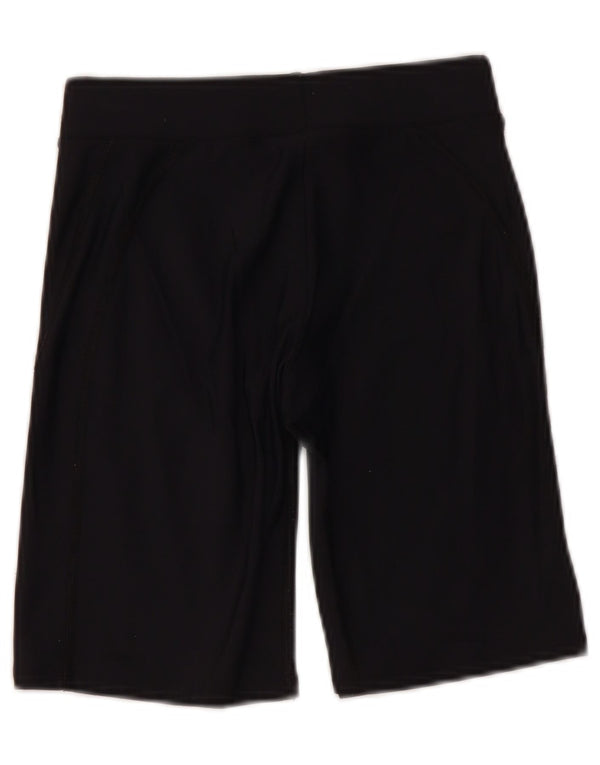 UNDER ARMOUR Womens Sport Shorts UK 10 Small  Black Nylon