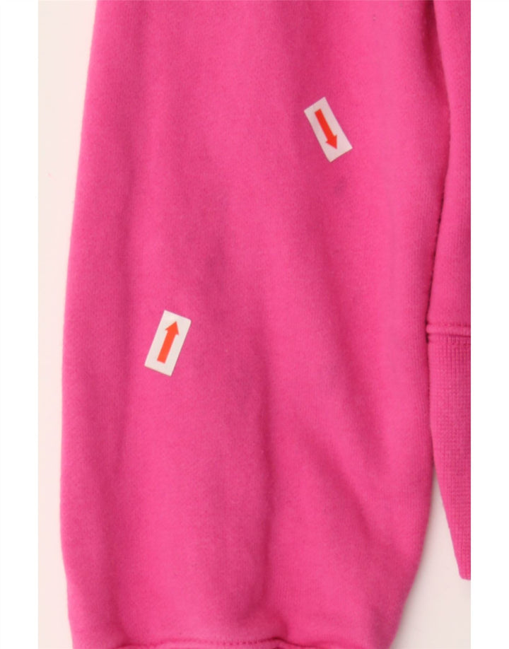 ADIDAS Womens Graphic Sweatshirt Jumper IT 46 Large Pink Cotton Vintage Adidas and Second-Hand Adidas from Messina Hembry 