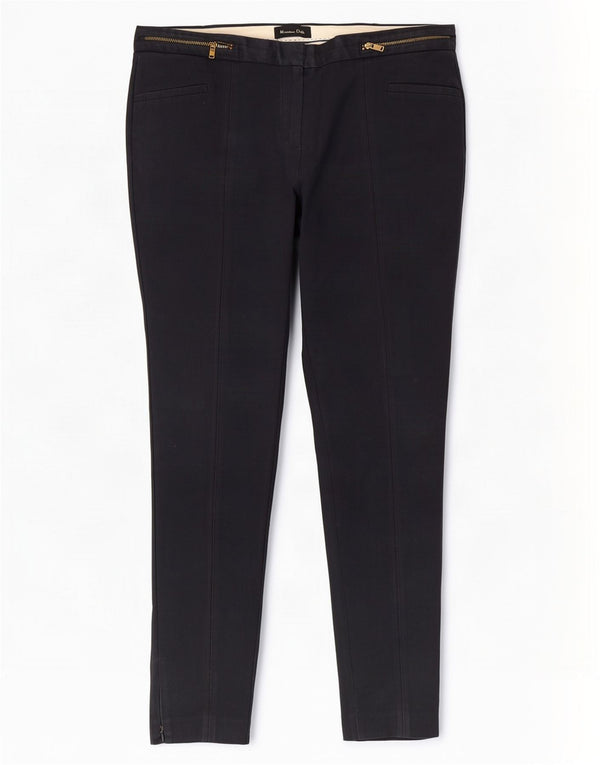 Женские узкие повседневные брюки Massimo Dutti, большие W32 L29, темно-синие
