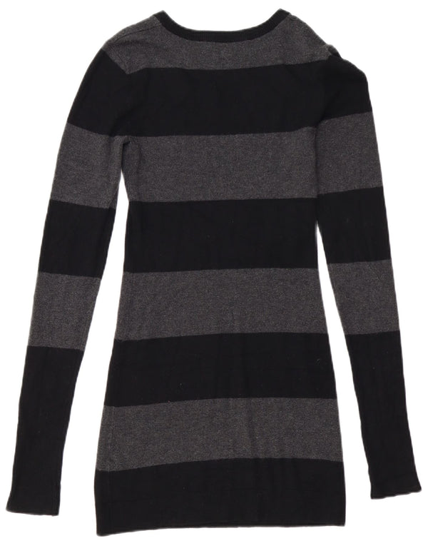 Женский джемпер с вырезом «лодочка» French Connection UK 6 XS, черный в полоску