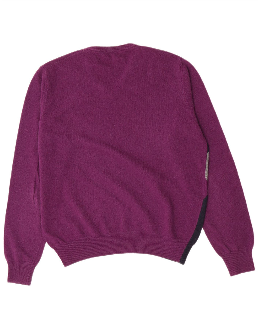 Мужской джемпер с v-образным вырезом Brooksfield IT 48 Medium Purple Argyle/Diamond