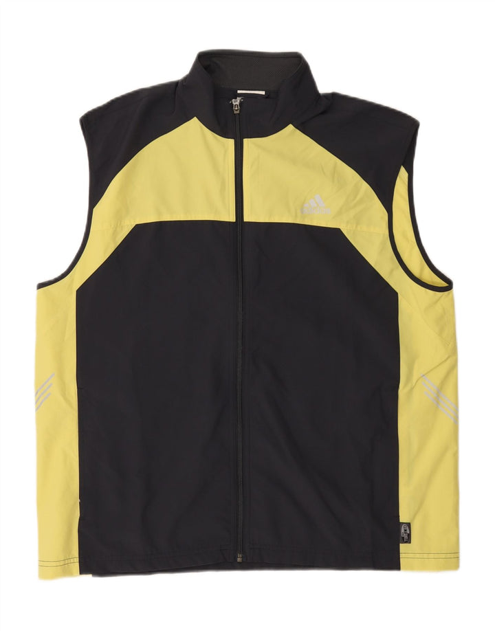 Мужская спортивная куртка Adidas Climashell, большая черная цветная блокировка