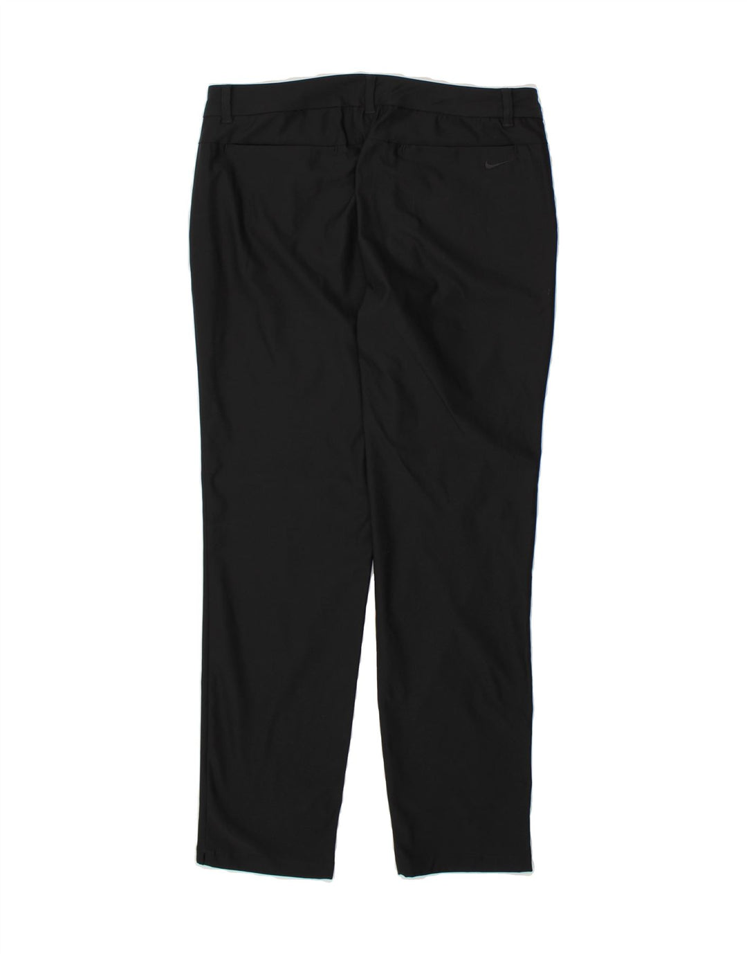 NIKE Womens Slim Chino Trousers UK 10 Small W32 L30  Black Polyester Vintage Nike and Second-Hand Nike from Messina Hembry 