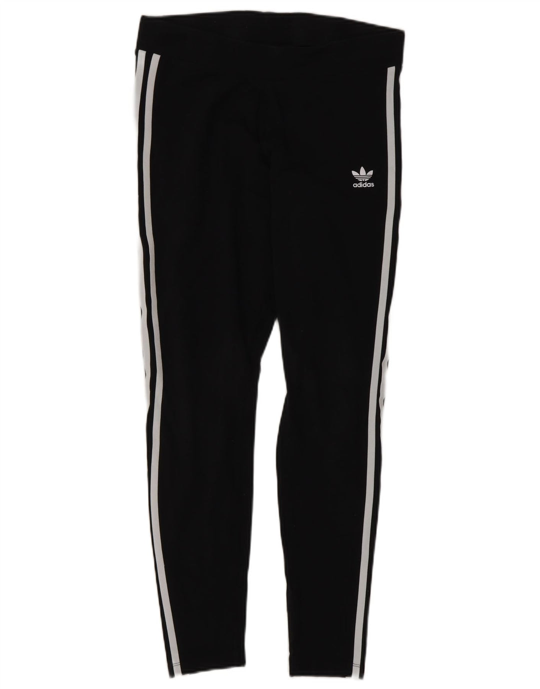 Женские леггинсы Adidas UK 14, средний черный хлопок, черный