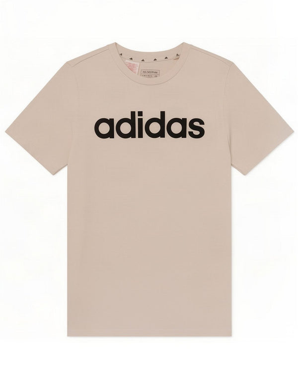 Футболка Adidas с рисунком для мальчиков, топ 13-14 лет, белый хлопок