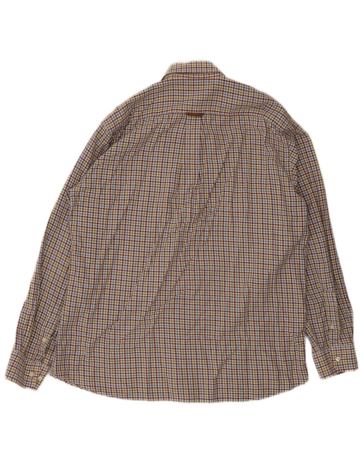 Мужская фланелевая рубашка Barbour XL в разноцветную клетку