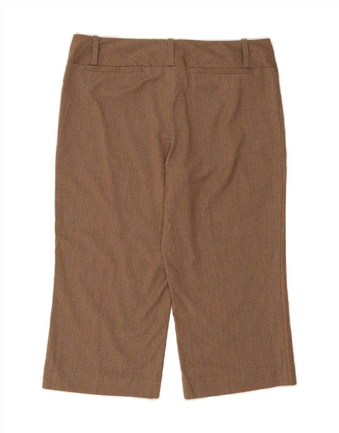 MOSSIMO Womens Straight Capri Trousers US 12 Large W36 L21 Brown Polyester Vintage Mossimo and Second-Hand Mossimo from Messina Hembry 