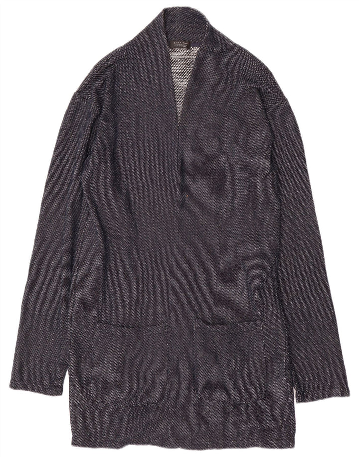 Мужской кардиган Zara XL, темно-синий, полиэстер