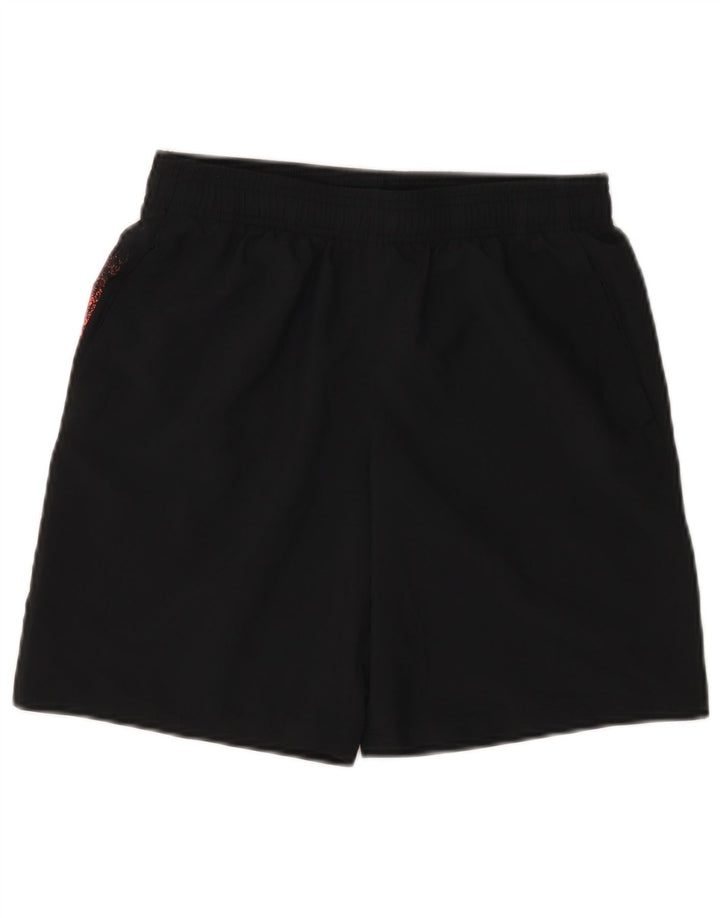 Спортивные шорты с графическим рисунком для мальчиков Under Armour, 11–12 лет, большие черные из полиэстера