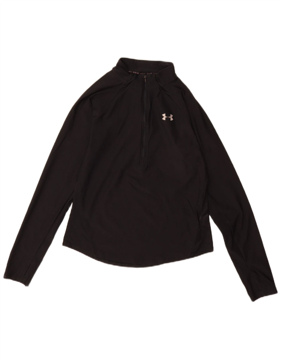 Женский топ Under Armour Heat Gear из черного эластомера с длинными рукавами, Великобритания, 10 шт.