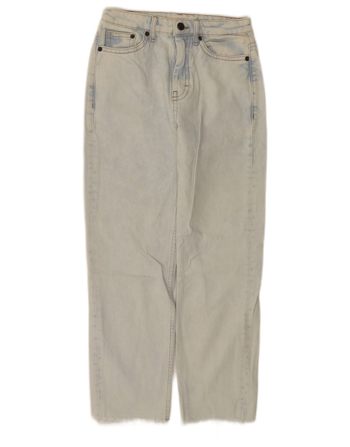 Topshop Женские прямые джинсы W25 L25 Синие хлопковые