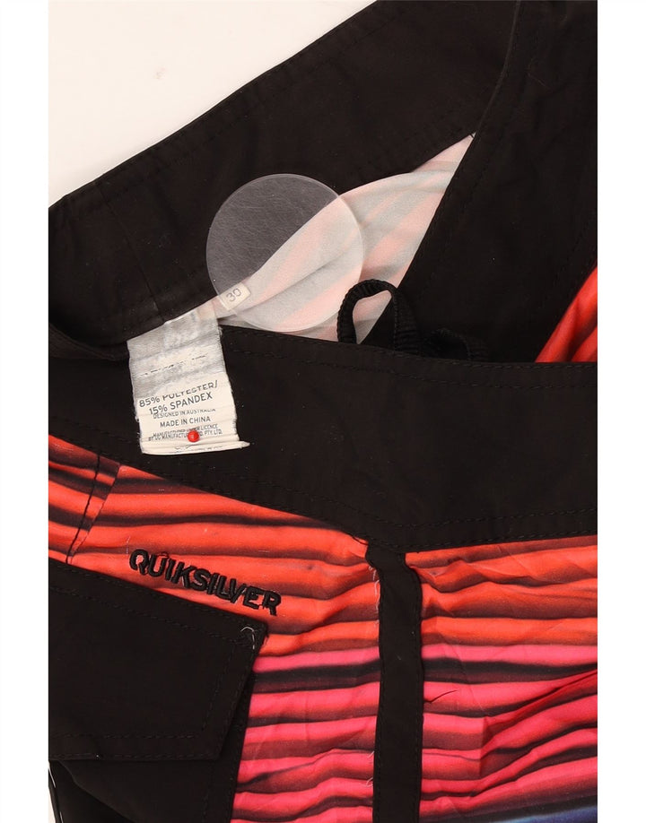 Мужские шорты для плавания Quiksilver, полиэстер, средние разноцветные полоски