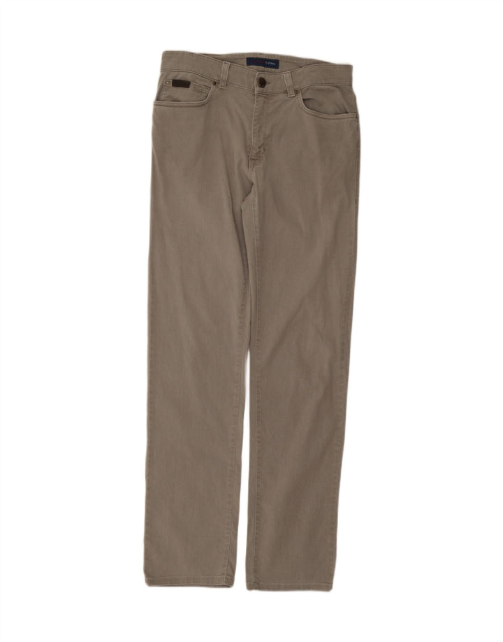 TRUSSARDI Mens Straight Jeans W31 L33 Grey Vintage Trussardi and Second-Hand Trussardi from Messina Hembry 