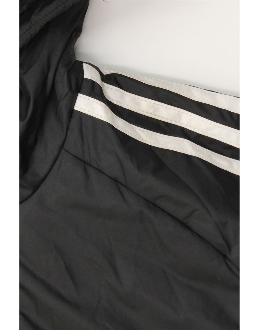 Утепленная куртка Adidas с капюшоном для мальчиков 11-12 лет, черный полиэстер