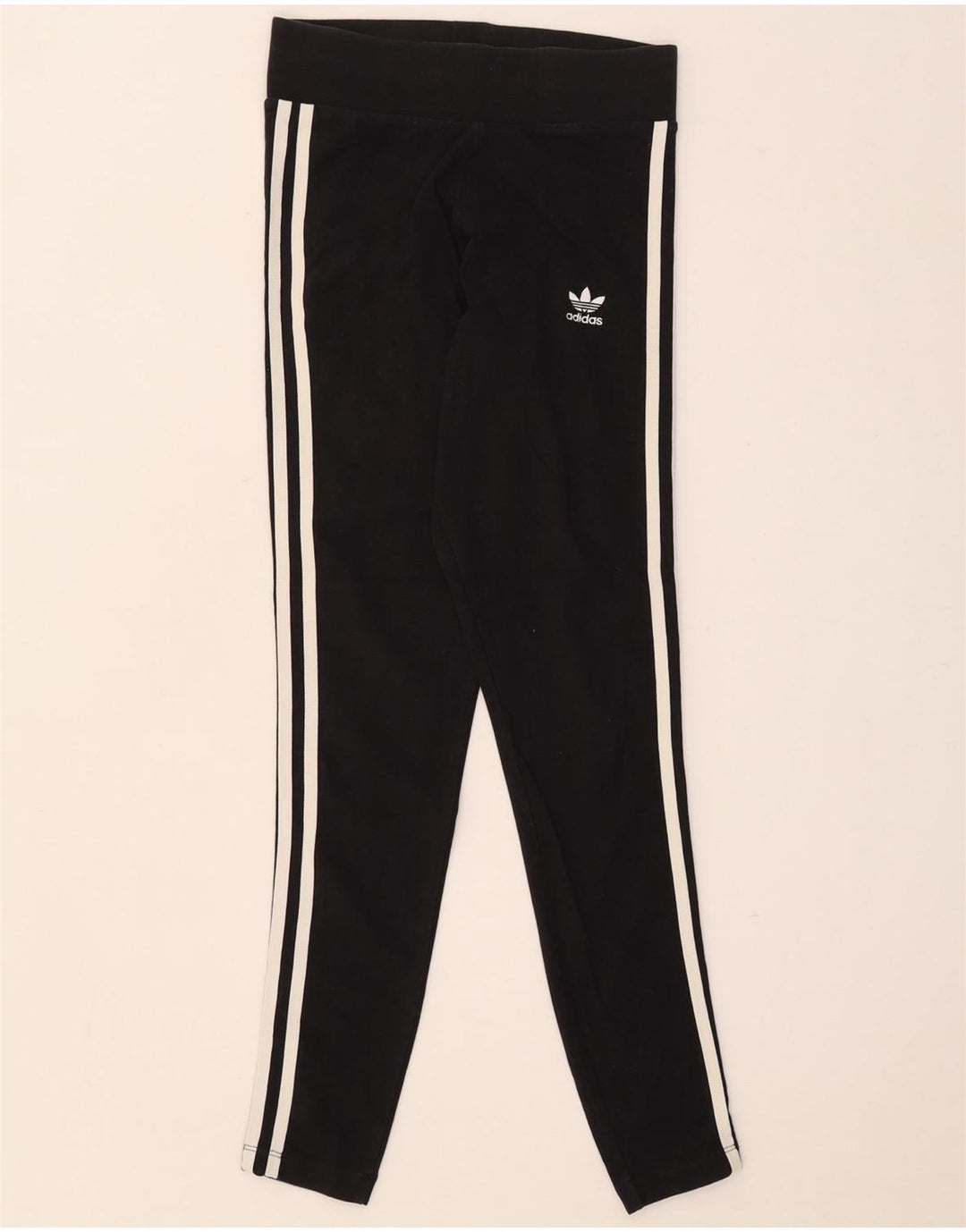 Женские леггинсы Adidas UK 8, маленькие черные хлопковые