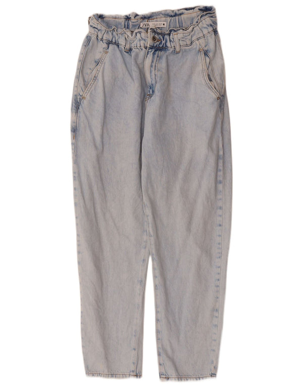 Женские зауженные джинсы Zara EU 36 XS W26 L25 синие
