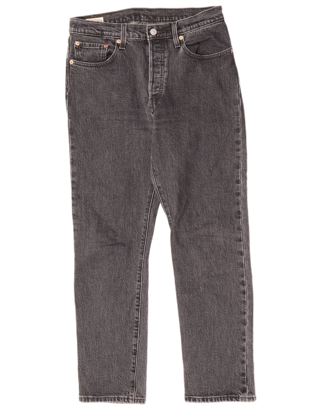 Женские прямые джинсы Levi's 501 W28 L28, серый хлопок