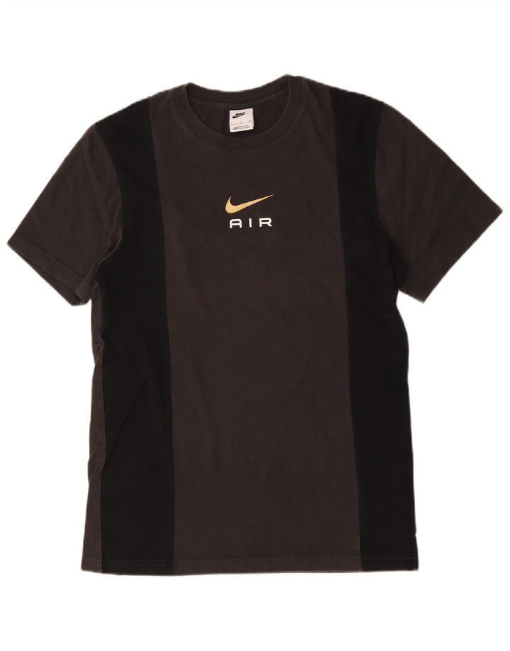 Мужская футболка Nike Air, маленький коричневый цвет с блоками