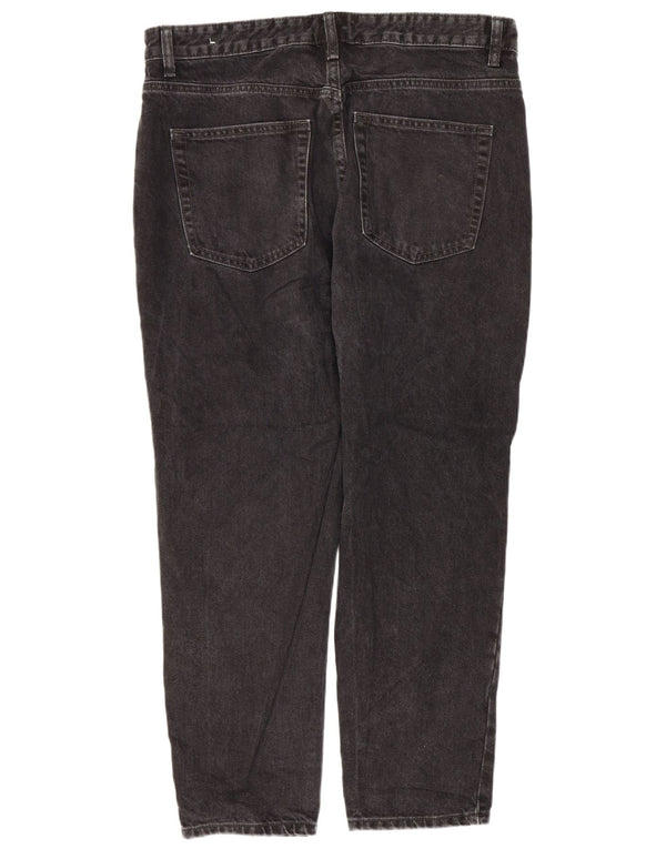 Мужские зауженные джинсы Zara W34 L26, черный хлопок
