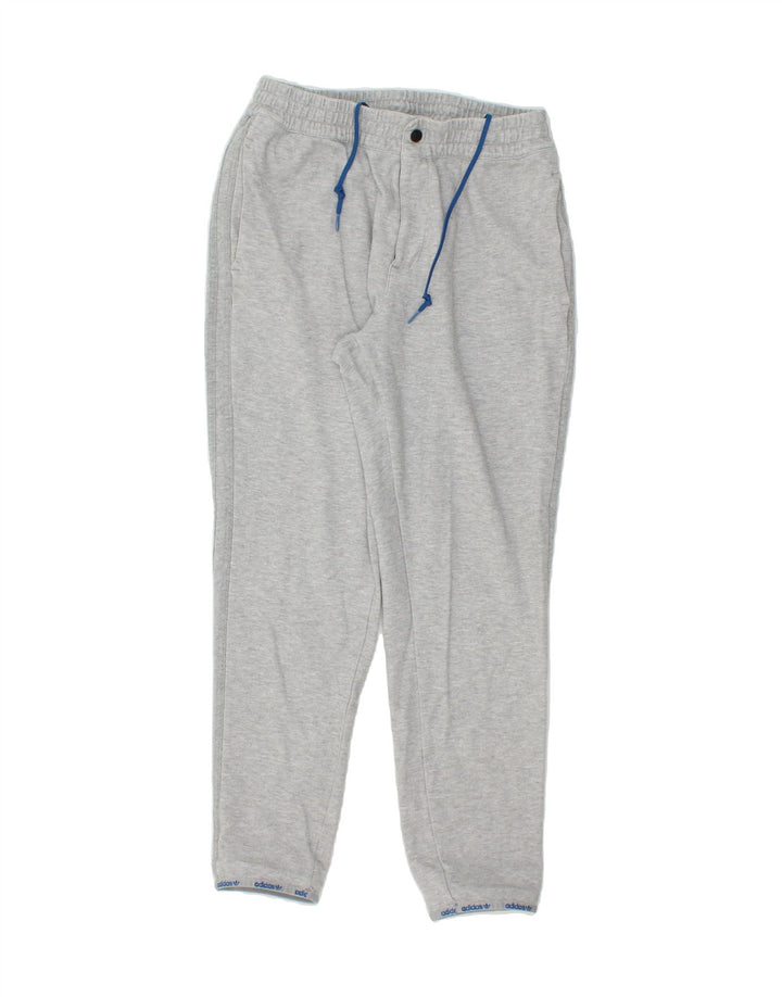 ADIDAS Mens Tracksuit Trousers Joggers Medium Grey Cotton Vintage Adidas and Second-Hand Adidas from Messina Hembry 