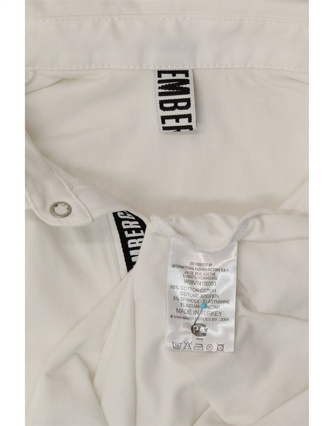 Bikkembergs Мужская рубашка поло с графическим рисунком, маленькая белая хлопковая