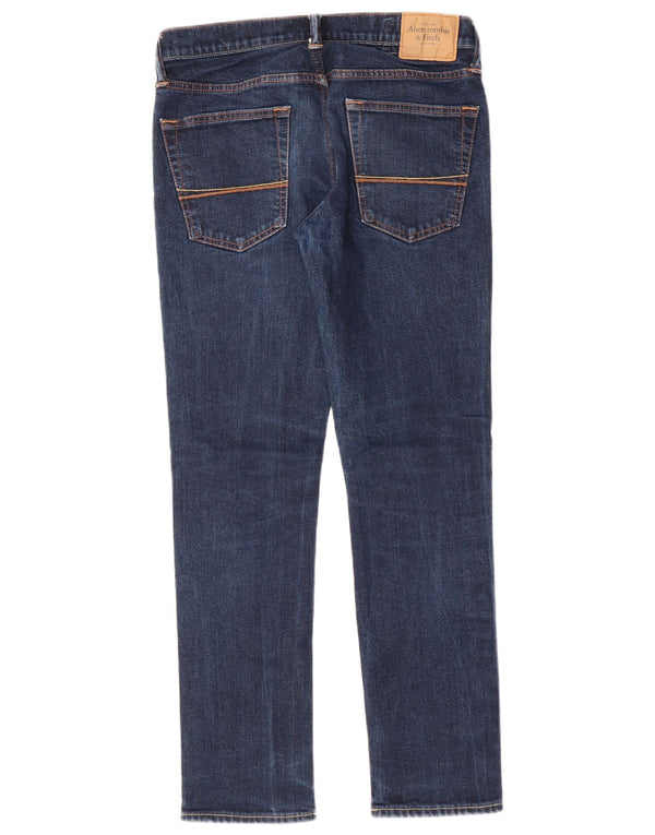 Женские джинсы скинни Abercrombie & Fitch W32 L30, синий хлопок