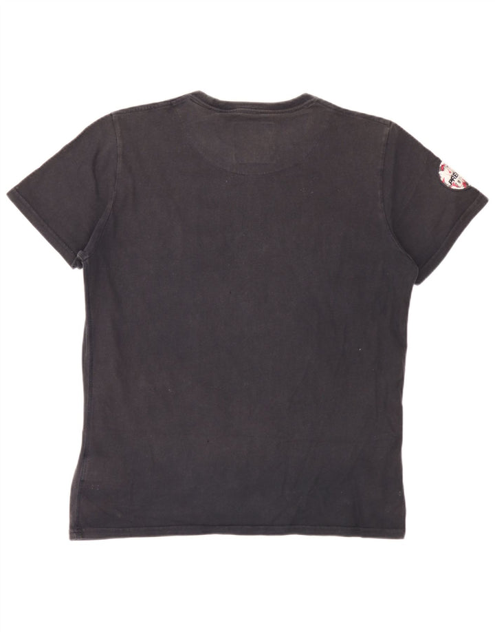 Мужская футболка с рисунком Superdry XL, черный хлопок