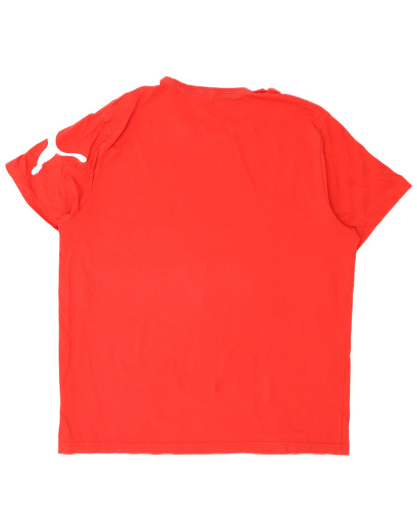 Puma Мужская футболка с рисунком Top XL Красный