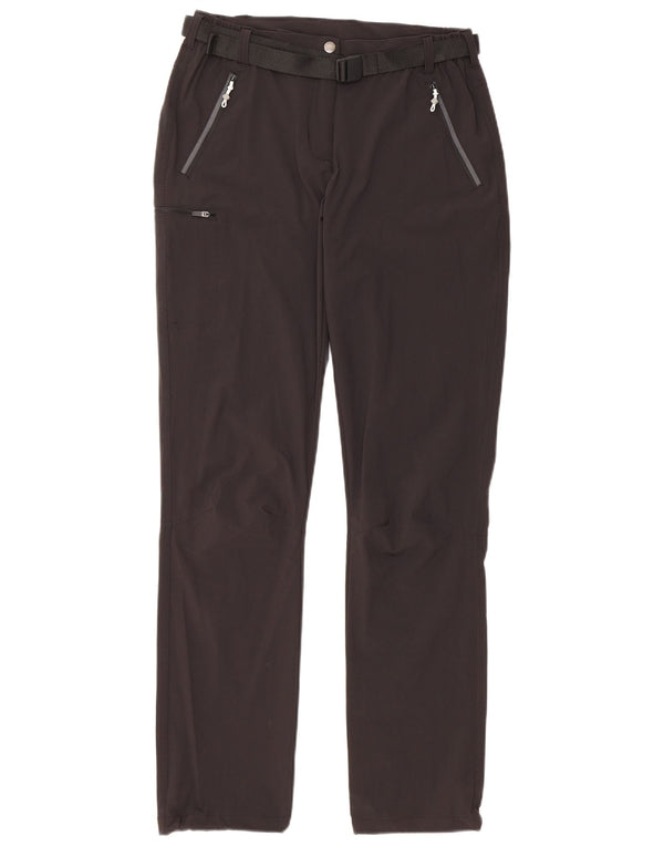 Брюки карго женские узкие REGATTA UK 10, маленькие W27 L31, черные, полиамид