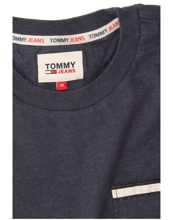 Мужская футболка Tommy Hilfiger, средний темно-синий хлопок
