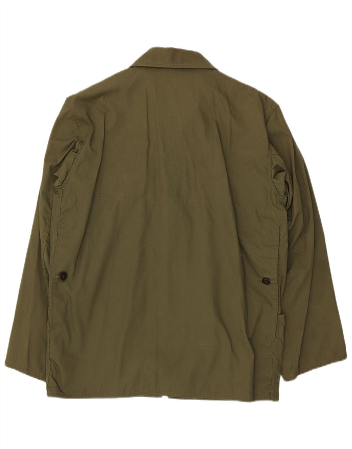 Мужская куртка VINTAGE Utility UK 36, маленький цвет хаки, полиэстер