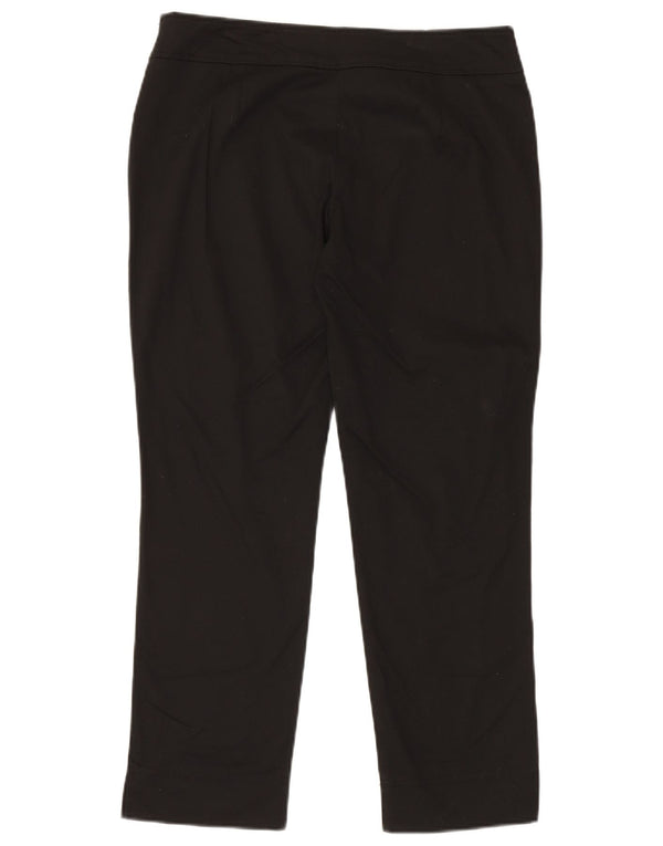 ROCCOBAROCCO Женские прямые повседневные брюки IT 46 Large W34 L26 Черные