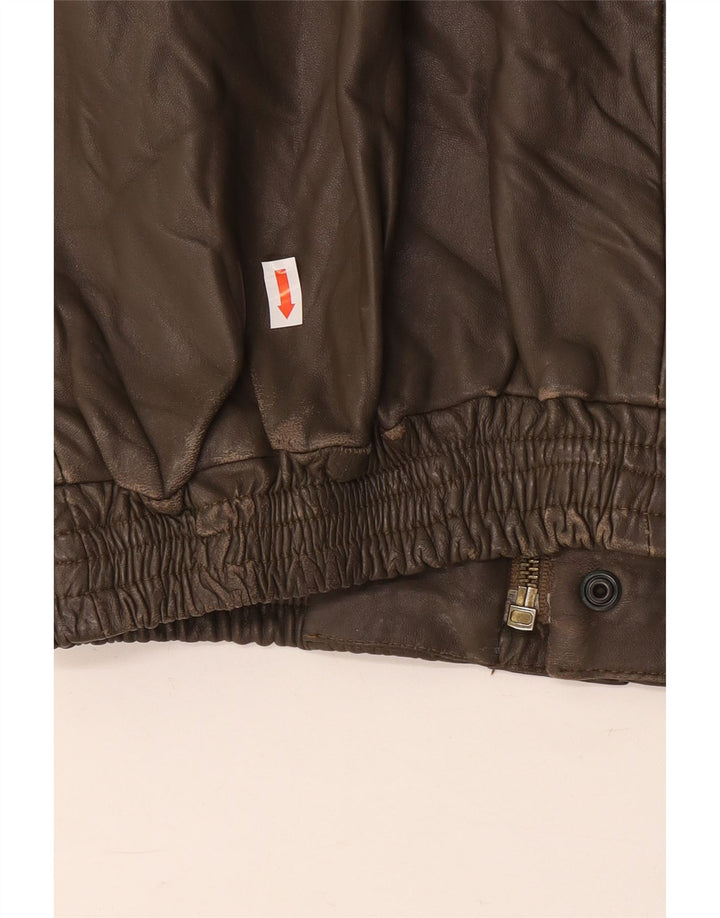 Куртка мужская кожаная VINTAGE IT 48 Medium Brown