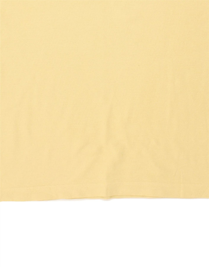 FILA Mens Polo Shirt Medium Yellow Cotton | Vintage Fila | Thrift | Second-Hand Fila | Used Clothing | Messina Hembry 