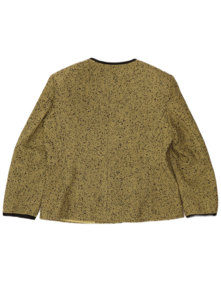 DELIA FERRARI Женский пиджак оверсайз с рукавом 3/4 IT 41 Маленький Зеленый