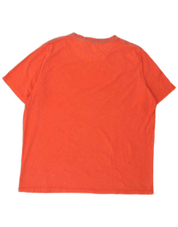 Мужская футболка Fat Face 2XL оранжевого цвета, хлопок