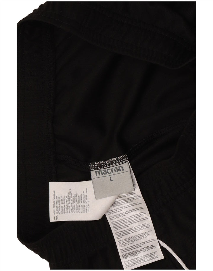 Macron Мужские спортивные шорты HELLAS VERONA, большие черные, полиэстер