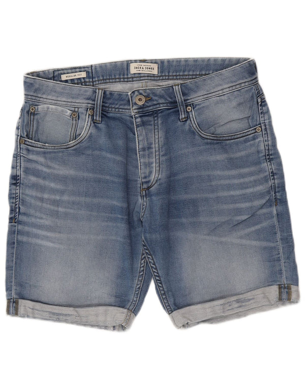 Мужские джинсовые шорты стандартного кроя Jack & Jones Medium W32, синие, хлопок