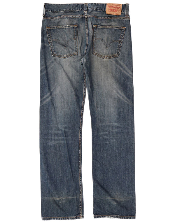 Мужские прямые джинсы LEVI'S 506 W36 L34 синие, хлопок