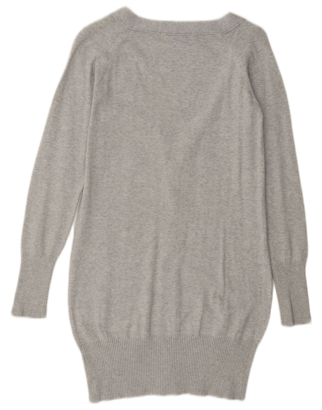 Женский кардиган Zara UK 10, маленький серый хлопковый свитер