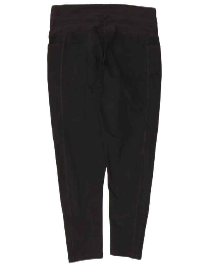 Женские леггинсы-капри CHAMPION UK 14, большие размеры, черный полиэстер