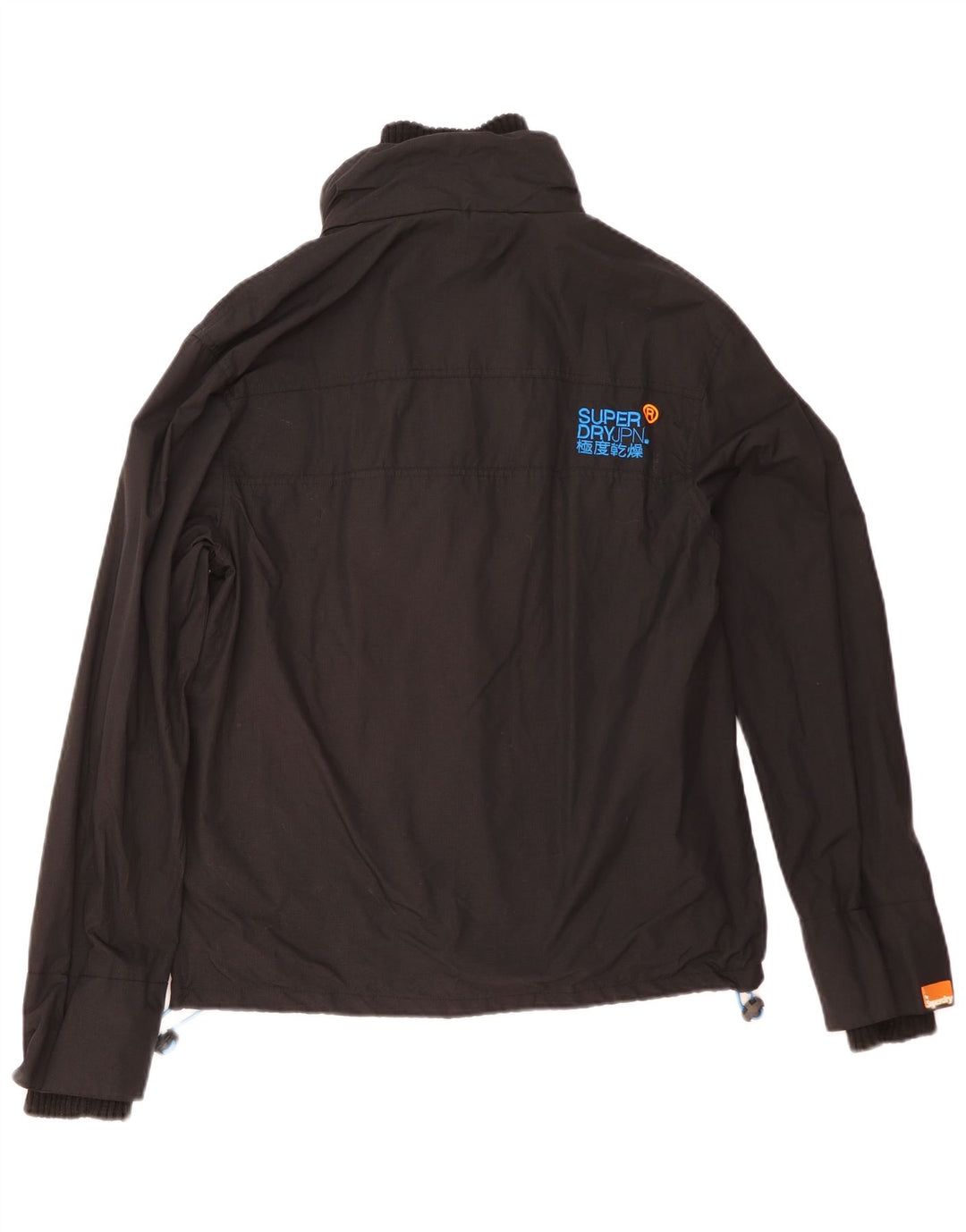 Женская ветровка с графическим рисунком Superdry UK 16, большая черная