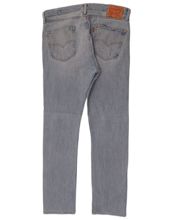 Мужские джинсы скинни Levi's 510 W33 L29 синие, хлопок