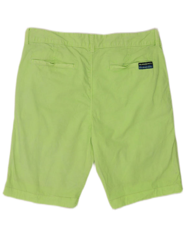 Мужские шорты-чиносы Superdry, маленькие, W29, зеленые, хлопок