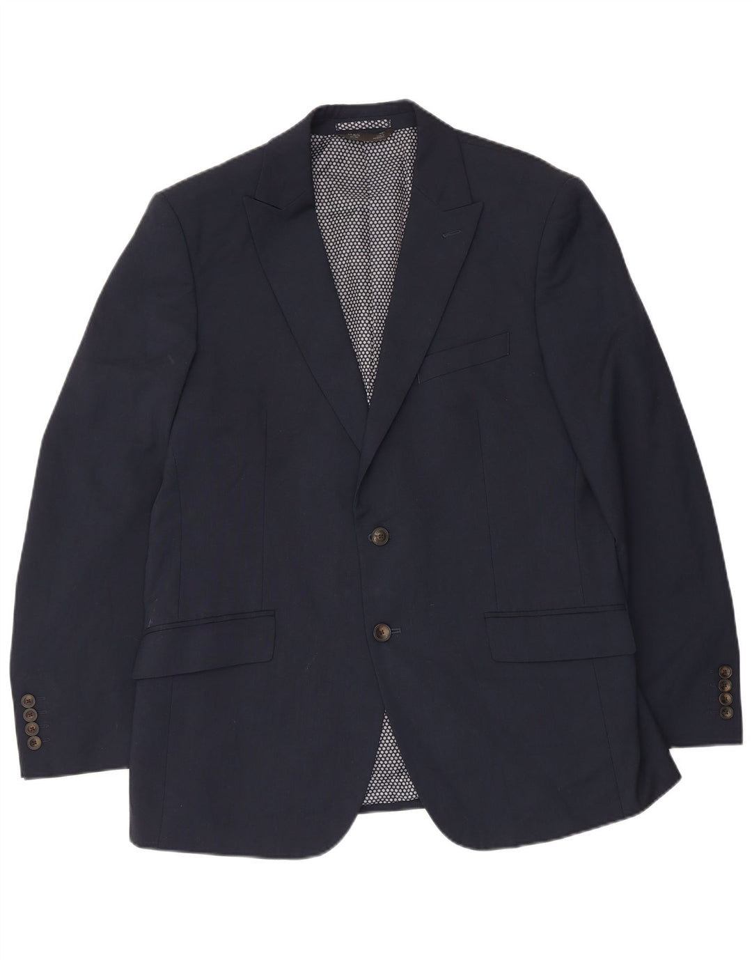 Мужской пиджак на двух пуговицах MARKS & SPENCER UK 42, большой темно-синий