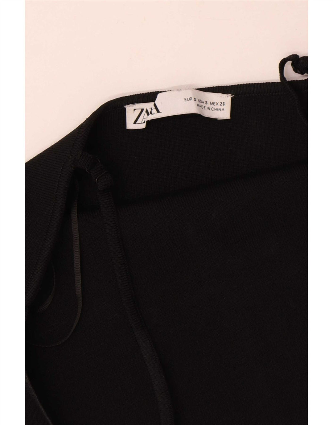 Женское платье-комбинация Zara UK 8, маленькое черное