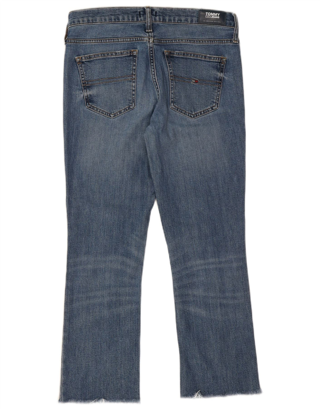 Tommy Hilfiger Женские джинсы Bootcut со средней посадкой W29 L25 Синие хлопковые