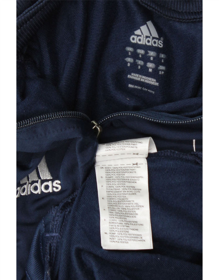Мужской спортивный костюм Adidas Spartans с графическим рисунком, верхняя куртка, маленький темно-синий полиэстер