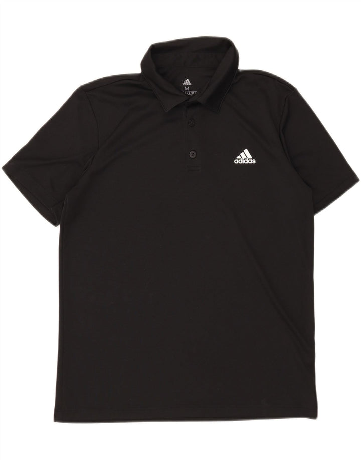 Мужская рубашка поло Adidas Aeroready, средний черный полиэстер